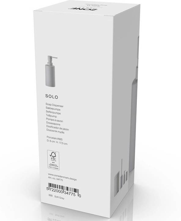 Zone Denmark Dávkovač mýdla Solo Soft Grey