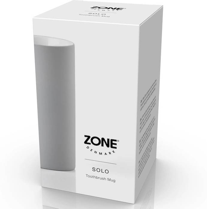 Zone Denmark Kelímek na zubní kartáček Solo Soft Grey