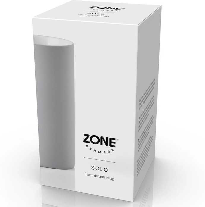Zone Denmark Kelímek na zubní kartáček Solo Soft Grey
