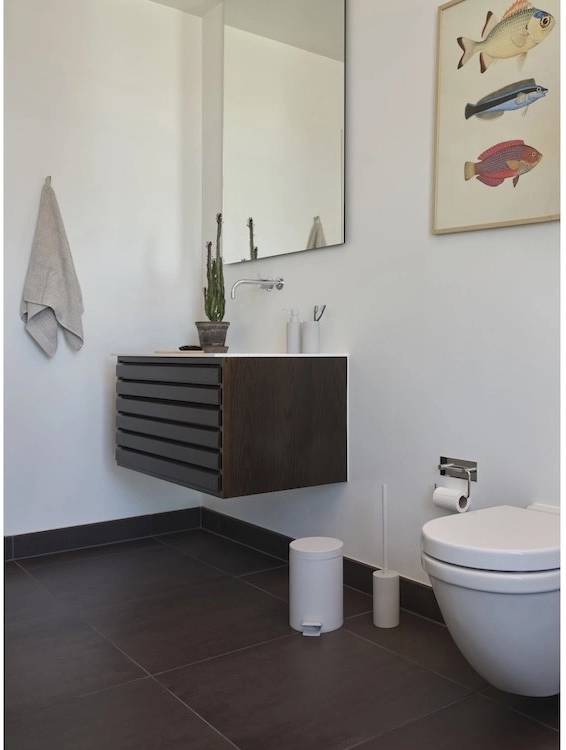 Zone Denmark Kartáč na WC Solo Soft Grey