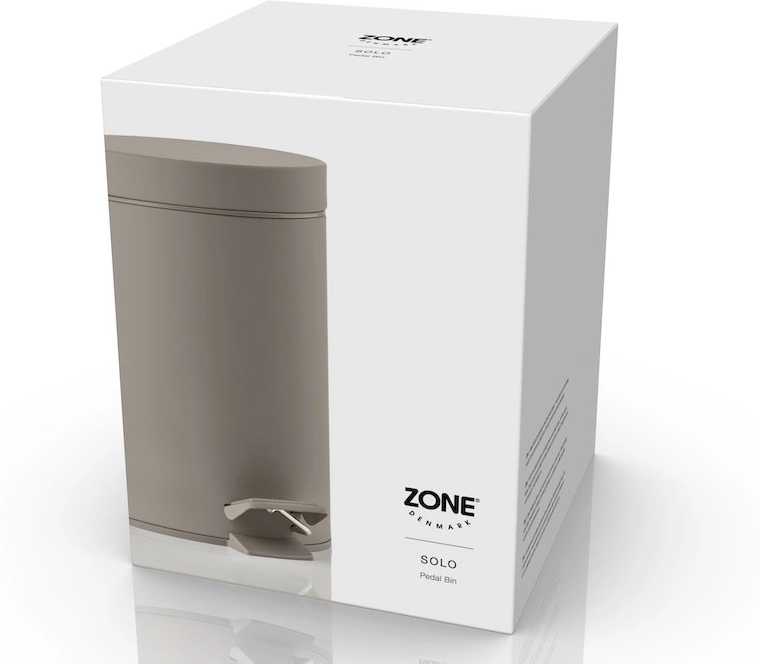 Zone Denmark Koupelnový pedálový koš 3l Solo Taupe