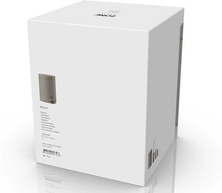 Zone Denmark Koupelnový pedálový koš 3l Solo Taupe