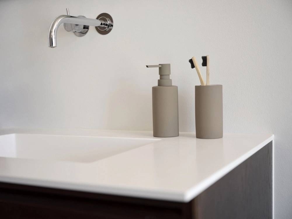 Zone Denmark Kelímek na zubní kartáček Solo Taupe