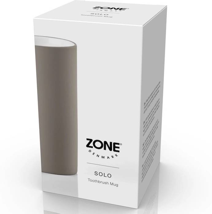 Zone Denmark Kelímek na zubní kartáček Solo Taupe