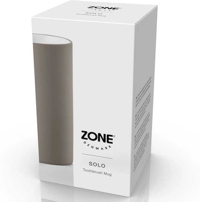Zone Denmark Kelímek na zubní kartáček Solo Taupe