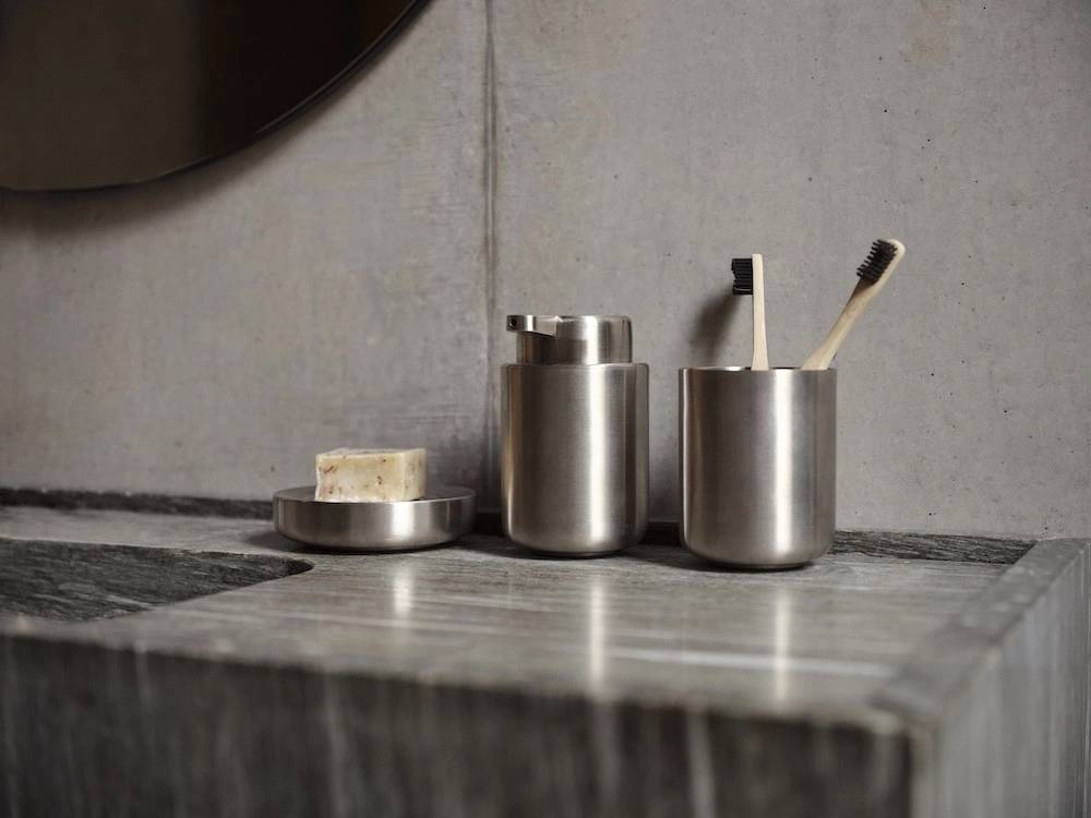 Zone Denmark Kelímek na zubní kartáček Ume Steel