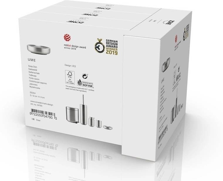 Zone Denmark Tácek na mýdlo Ume Steel