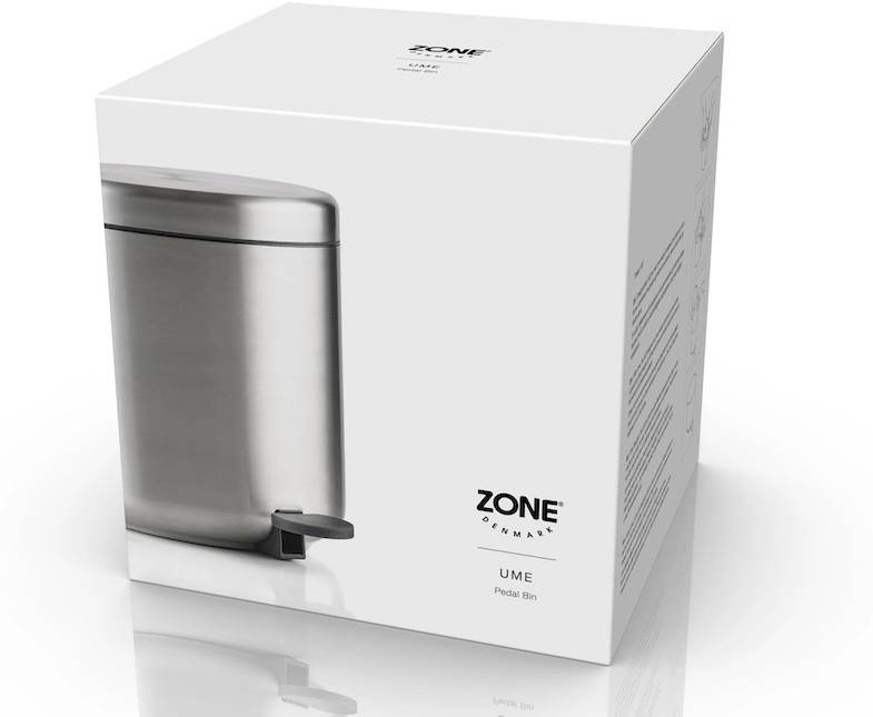 Zone Denmark Koupelnový pedálový koš Ume Steel