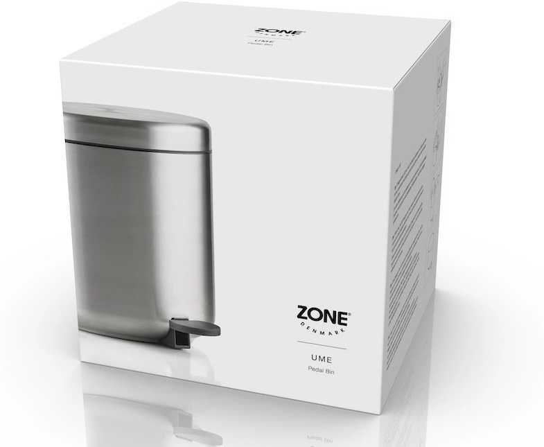 Zone Denmark Koupelnový pedálový koš Ume Steel