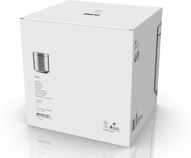 Zone Denmark Koupelnový pedálový koš Ume Steel