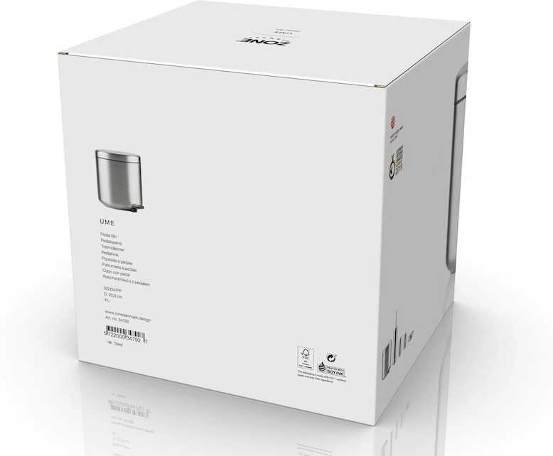 Zone Denmark Koupelnový pedálový koš Ume Steel