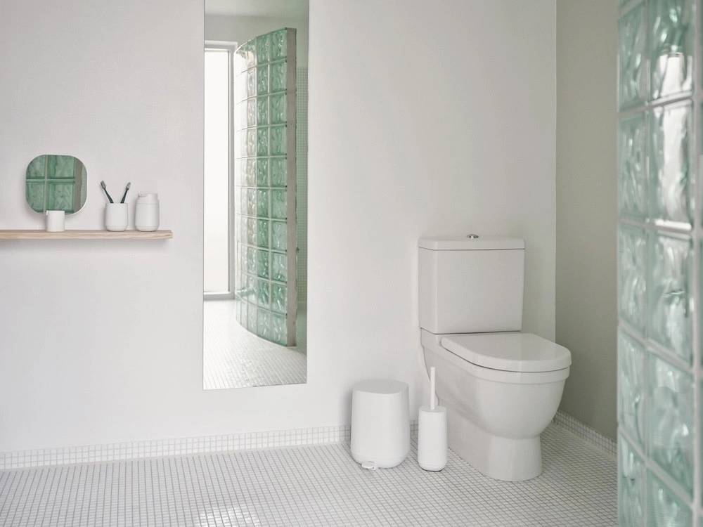 Zone Denmark Kelímek na zubní kartáček Time White