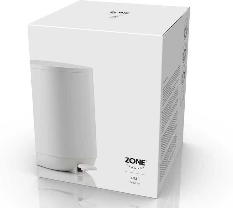 Zone Denmark Koupelnový pedálový koš 3l Time Shite