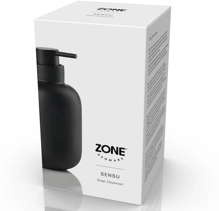 Zone Denmark Dávkovač mýdla Sensu Black