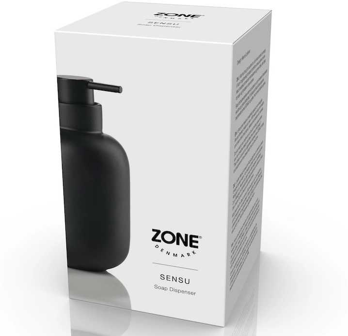 Zone Denmark Dávkovač mýdla Sensu Black