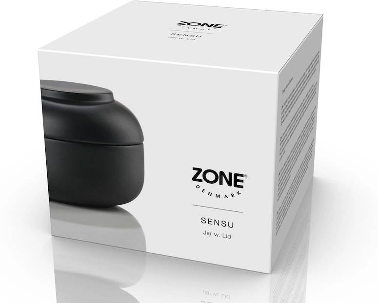 Zone Denmark Dóza s víkem 10x7,5 Sensu Black