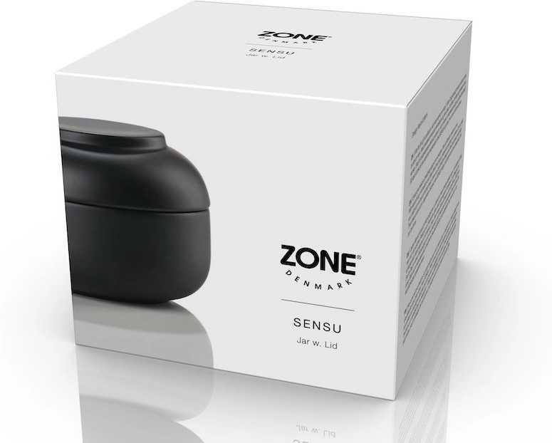 Zone Denmark Dóza s víkem 10x7,5 Sensu Black