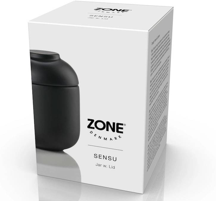 Zone Denmark Dóza s víkem 6,5x9 Sensu Black