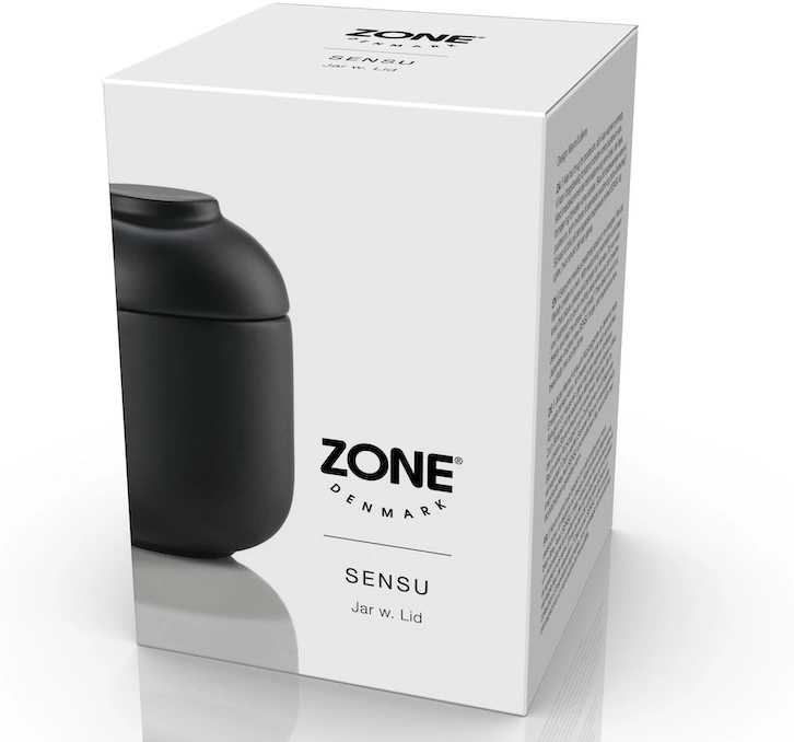 Zone Denmark Dóza s víkem 6,5x9 Sensu Black