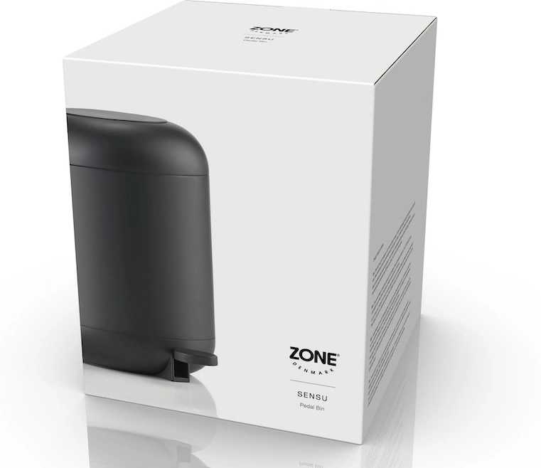 Zone Denmark Koupelnový pedálový koš 4l Sensu Black