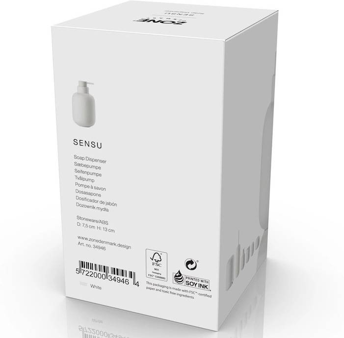 Zone Denmark Dávkovač mýdla Sensu White