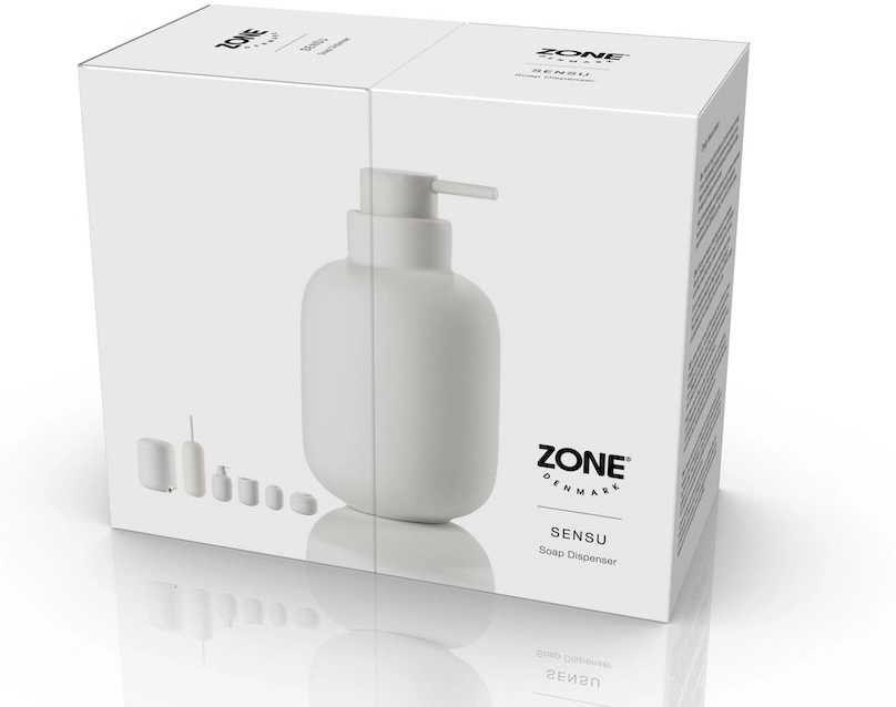 Zone Denmark Dávkovač mýdla Sensu White