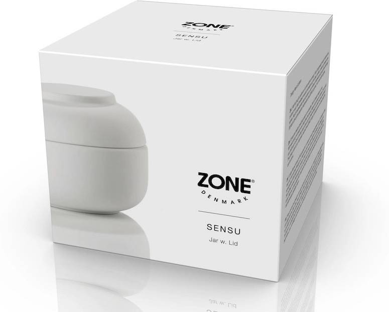 Zone Denmark Dóza s víkem 10x7,5 Sensu White