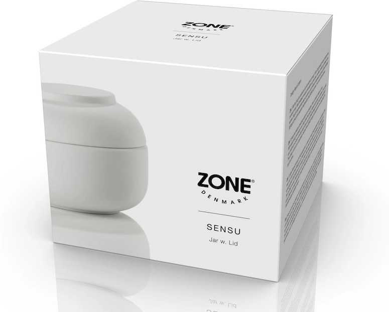 Zone Denmark Dóza s víkem 10x7,5 Sensu White