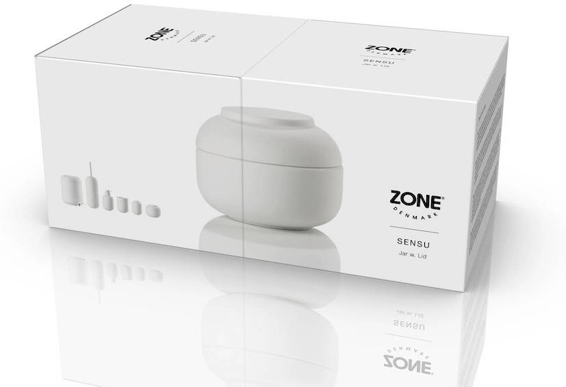 Zone Denmark Dóza s víkem 10x7,5 Sensu White