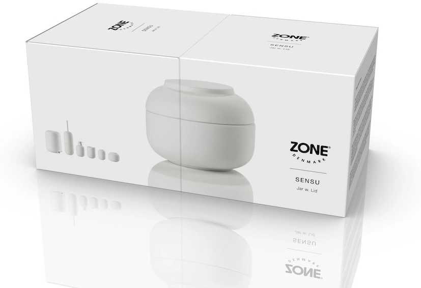 Zone Denmark Dóza s víkem 10x7,5 Sensu White