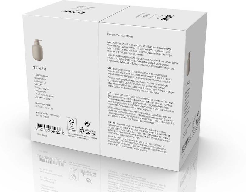 Zone Denmark Dávkovač mýdla Sensu Sand