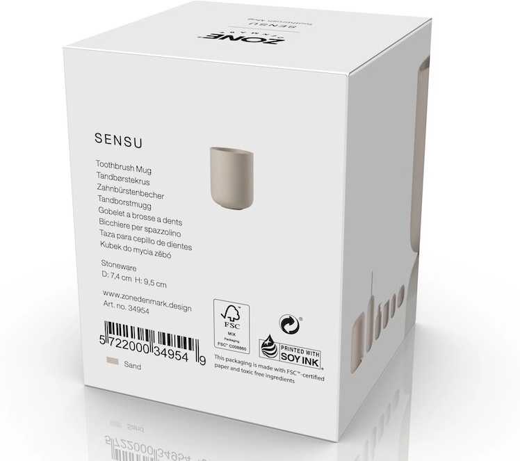 Zone Denmark Kelímek na zubní kartáček Sensu Sand