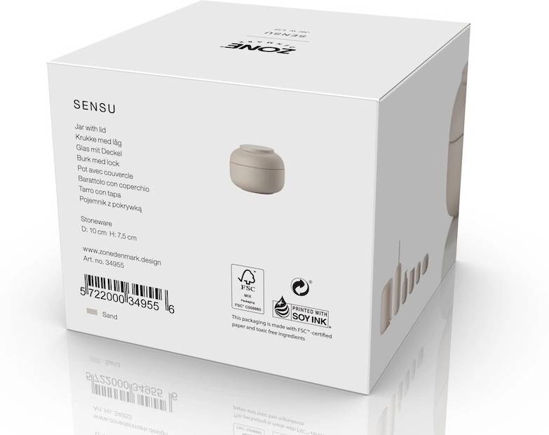 Zone Denmark Dóza s víkem 10x7,5 Sensu Sand