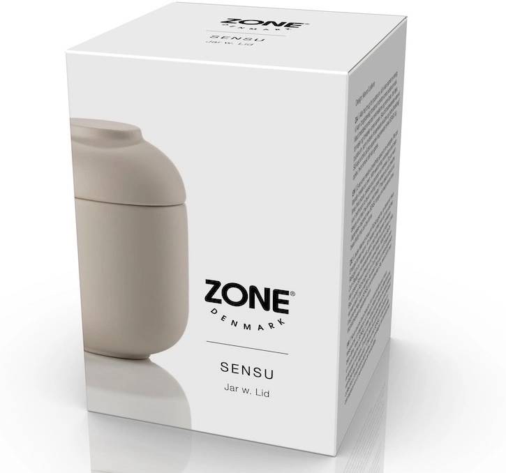Zone Denmark Dóza s víkem 6,5x9 Sensu White