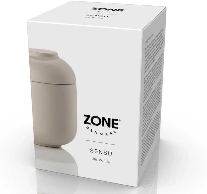 Zone Denmark Dóza s víkem 6,5x9 Sensu White