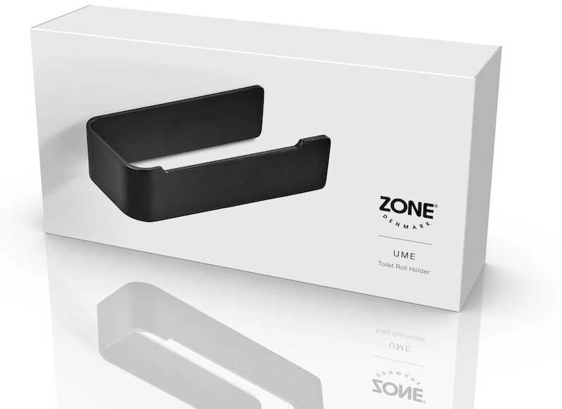 Zone Denmark Držák na toaletní papír Ume Black
