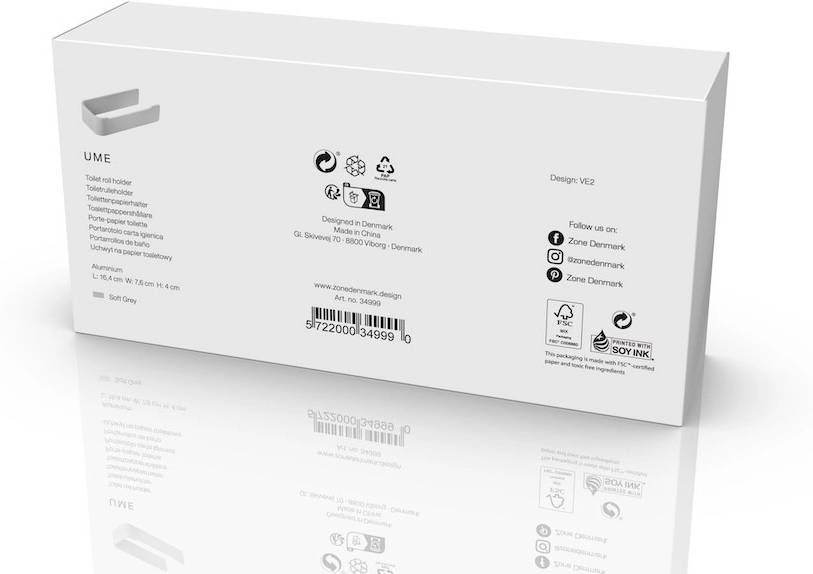 Zone Denmark Držák na toaletní papír Ume Soft Grey