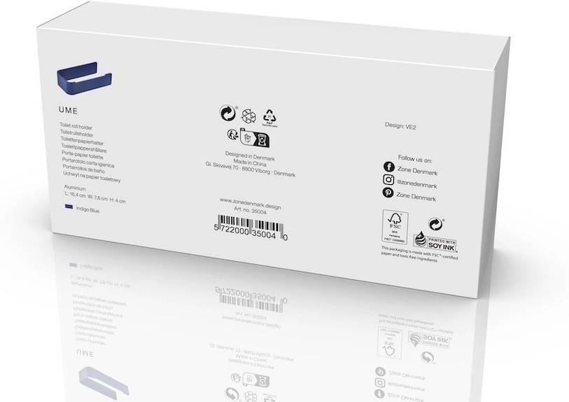 Zone Denmark Držák na toaletní papír Ume Indigo Blue