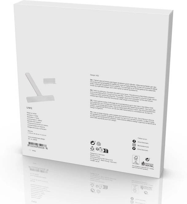 Zone Denmark Koupelnová stěrka se stojánkem Ume White