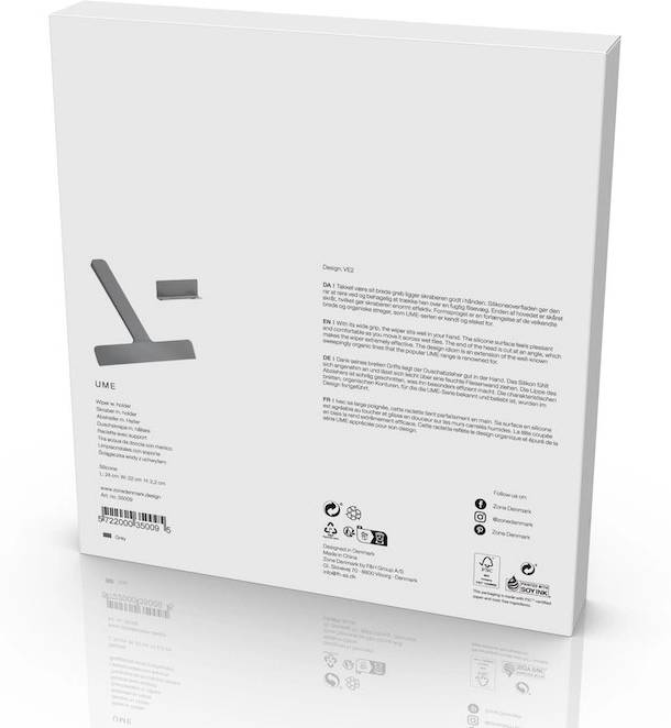 Zone Denmark Koupelnová stěrka se stojánkem Ume Grey