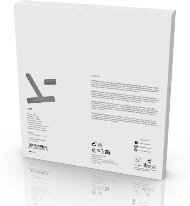 Zone Denmark Koupelnová stěrka se stojánkem Ume Grey