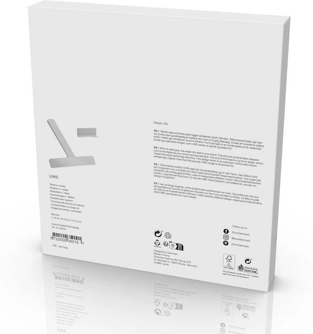 Zone Denmark Koupelnová stěrka se stojánkem Ume Soft Grey