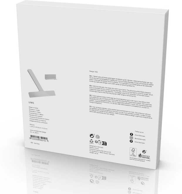 Zone Denmark Koupelnová stěrka se stojánkem Ume Soft Grey