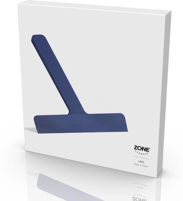 Zone Denmark Koupelnová stěrka se stojánkem Ume Indigo Blue