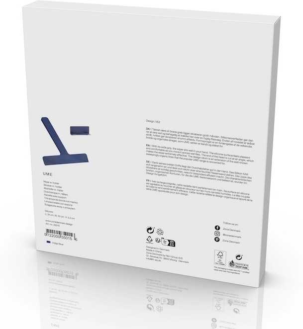 Zone Denmark Koupelnová stěrka se stojánkem Ume Indigo Blue