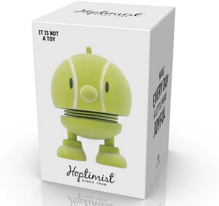 Hoptimist Figurka Hoptimist Tenisový míček Bumble S Yellow