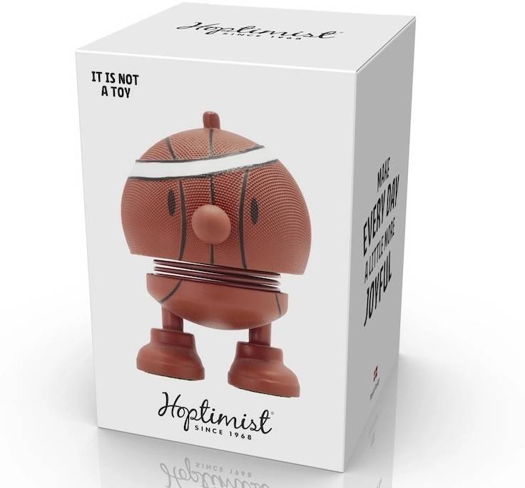 Hoptimist Figurka Hoptimist Basketbalový míč Bumble S Orange