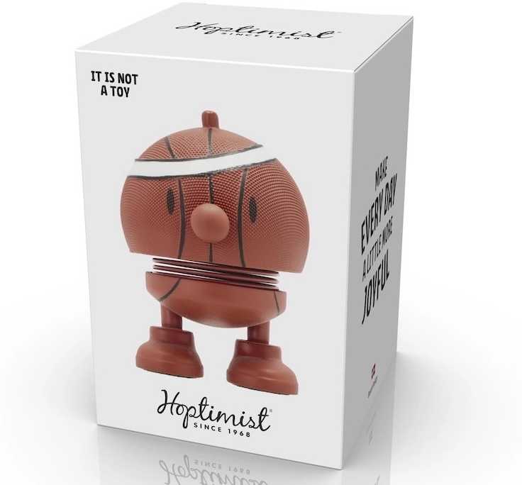 Hoptimist Figurka Hoptimist Basketbalový míč Bumble S Orange
