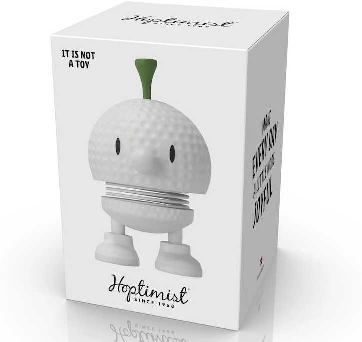 Hoptimist Figurka Hoptimist Golfový míček Bumble S White