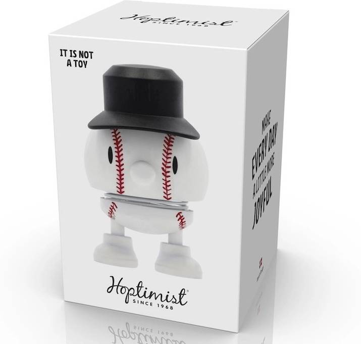 Hoptimist Figurka Hoptimist Basebalový míček Bumble S White